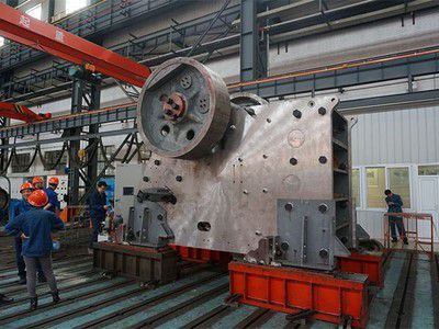 Jaw crusher trial run in-house